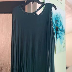 Dazzling olive colored top